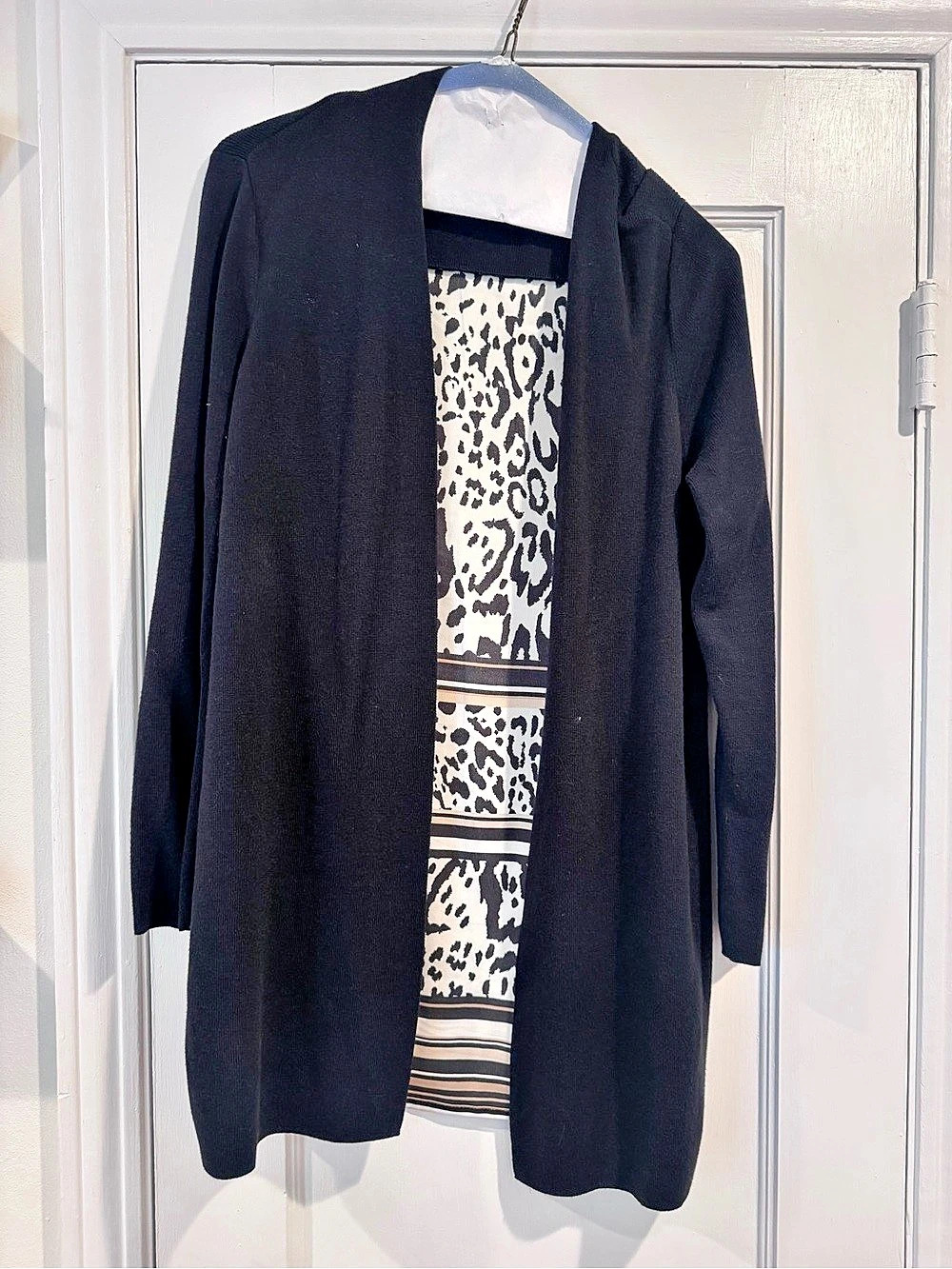 Chico’s Women's Animal Print Cardigan Size Medium